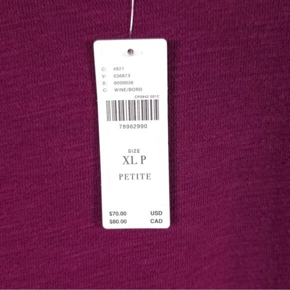 NWT MAEVE Anthropologie Textured Semi-sheer puffed Sleeve Top Size XL PETITE - Picture 15 of 15